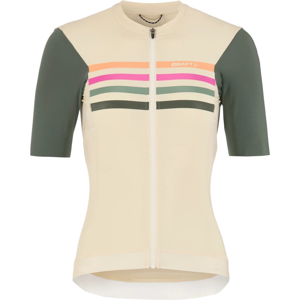CRAFT Endur Training Bike Jersey Women - Tofu/Green