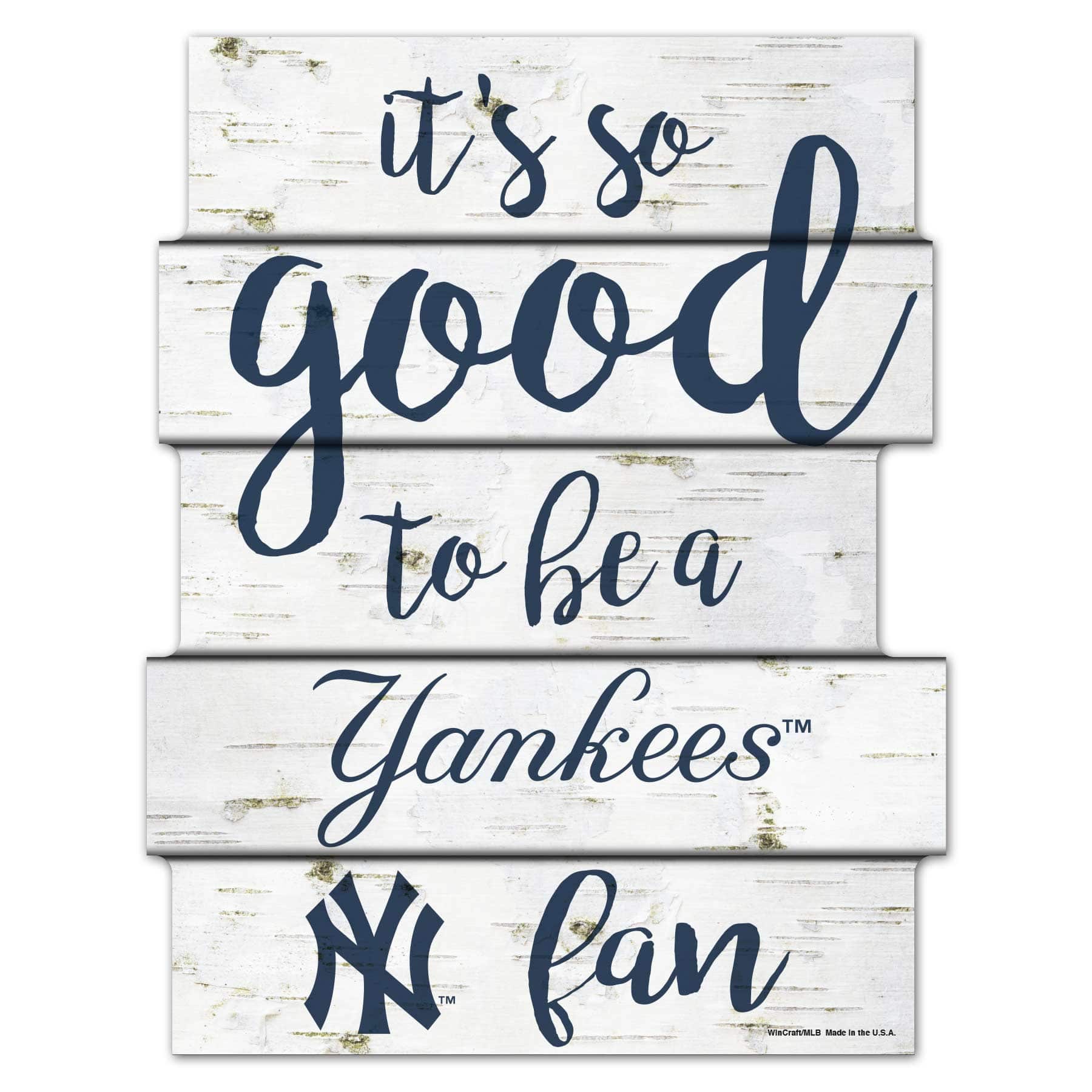 New York Yankees Birchwood MLB Wood Sign