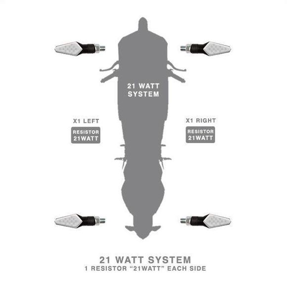 Barracuda 21 WATT Universal Resistance KitRef: bar0118 / res21