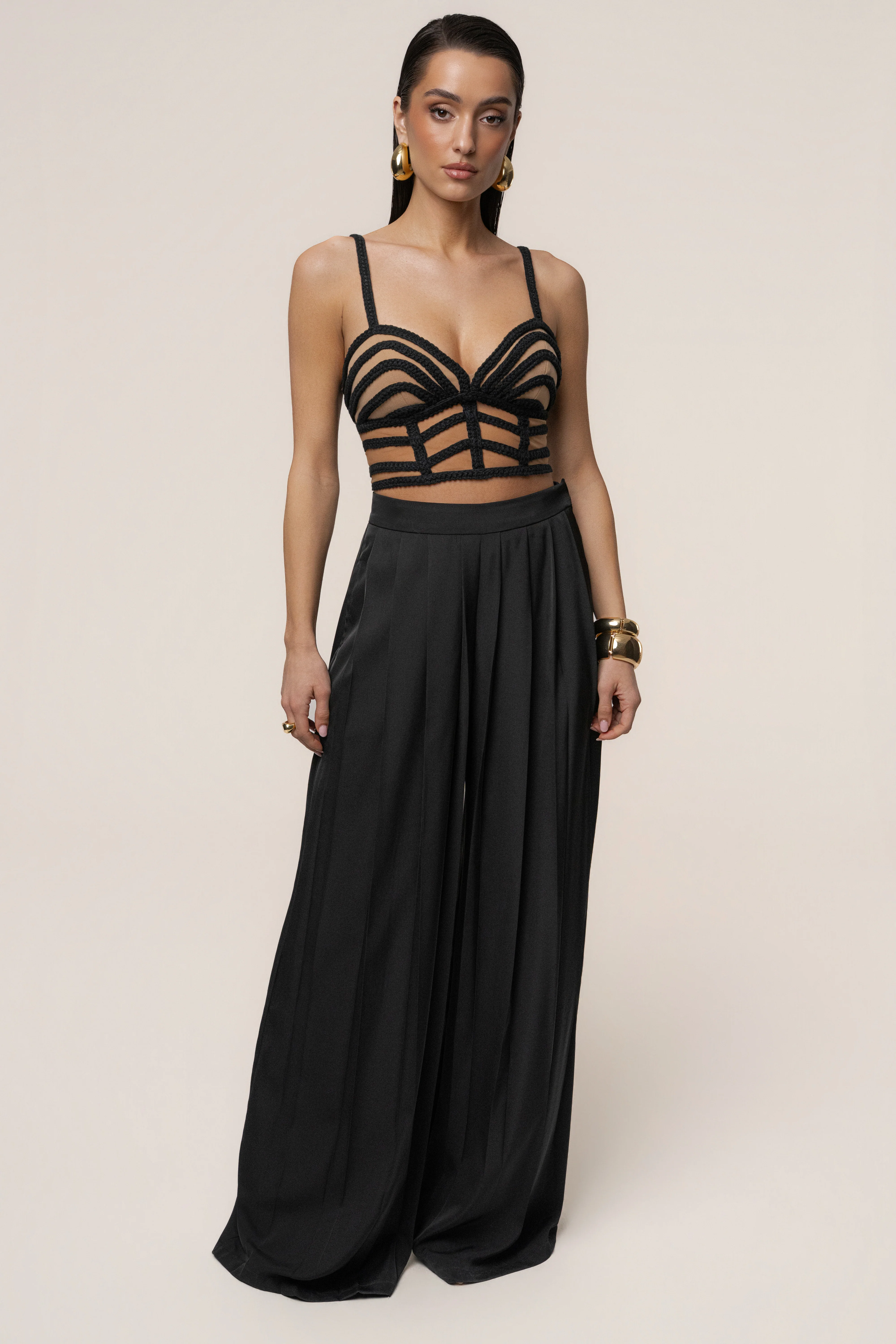 Black Serenity Bay Top