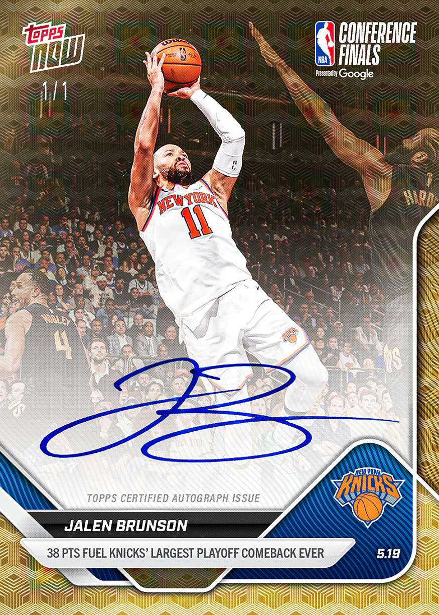 Jalen Brunson - 2025-26 NBA Topps NOW® - Card 316