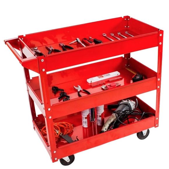 Brazoline Rolling Steel Red Universal Workshop Stand - RedRef: BRZ0113 / 26405