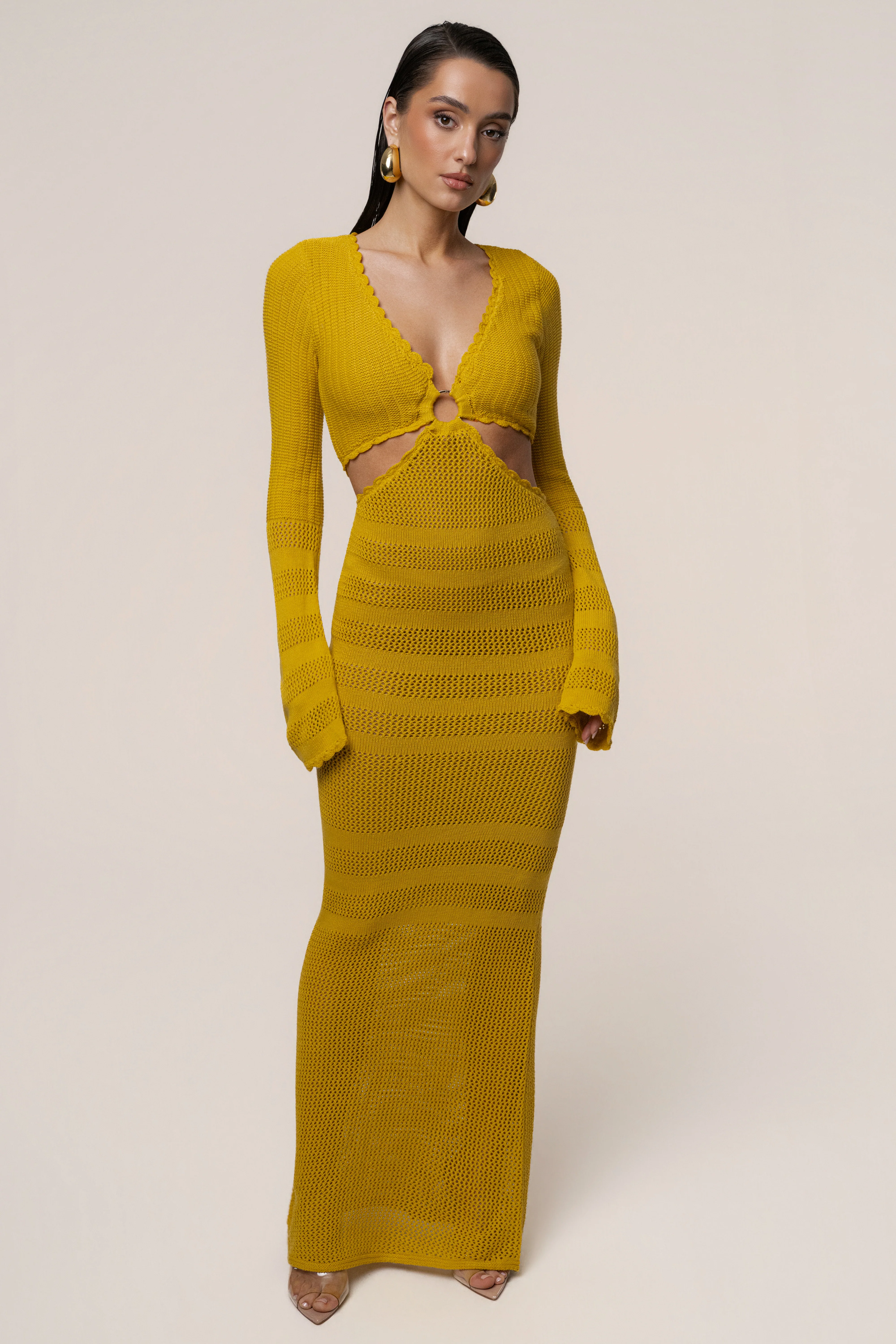 Yellow Blossom Haven Maxi Dress