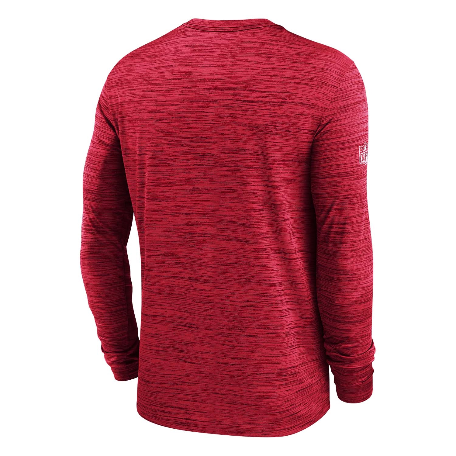 Kansas City Chiefs 2025 NFL Sideline Nike Velocity Performance Long Sleeve T-Shirt Red