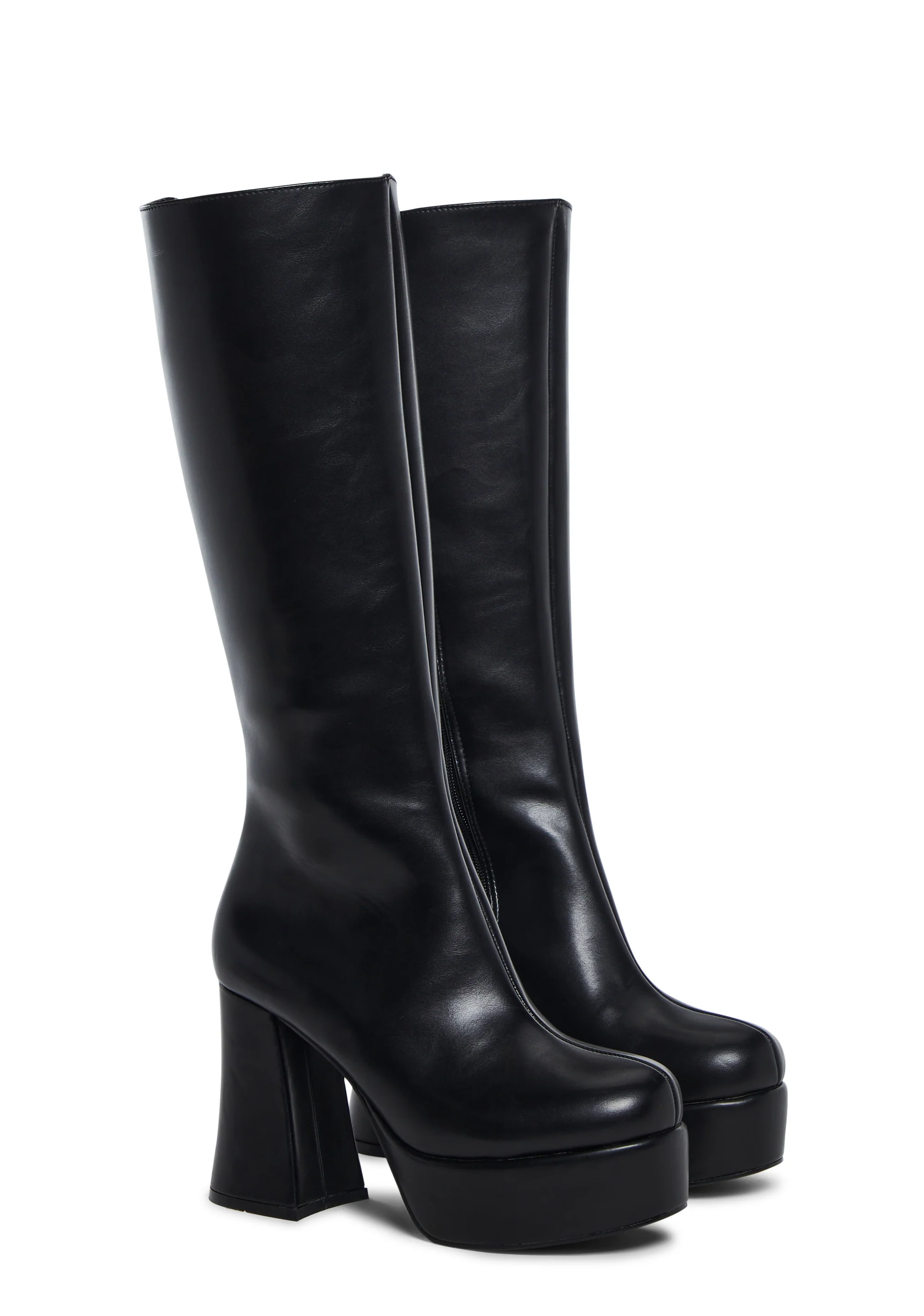 Flirty Flair Go Go Boots - Black