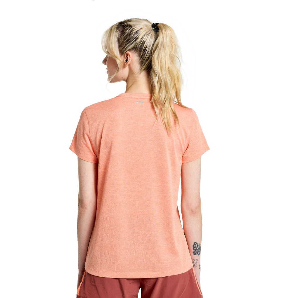 Saucony Stopwatch Short Sleeve Shirt Women - zenith heather