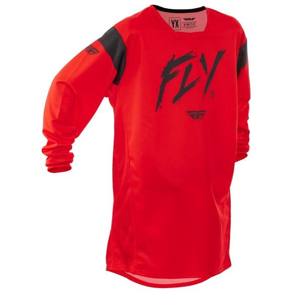 Maillot cross Fly KINETIC - STOKE - ENFANT - Noir / RougeRef : FL1626