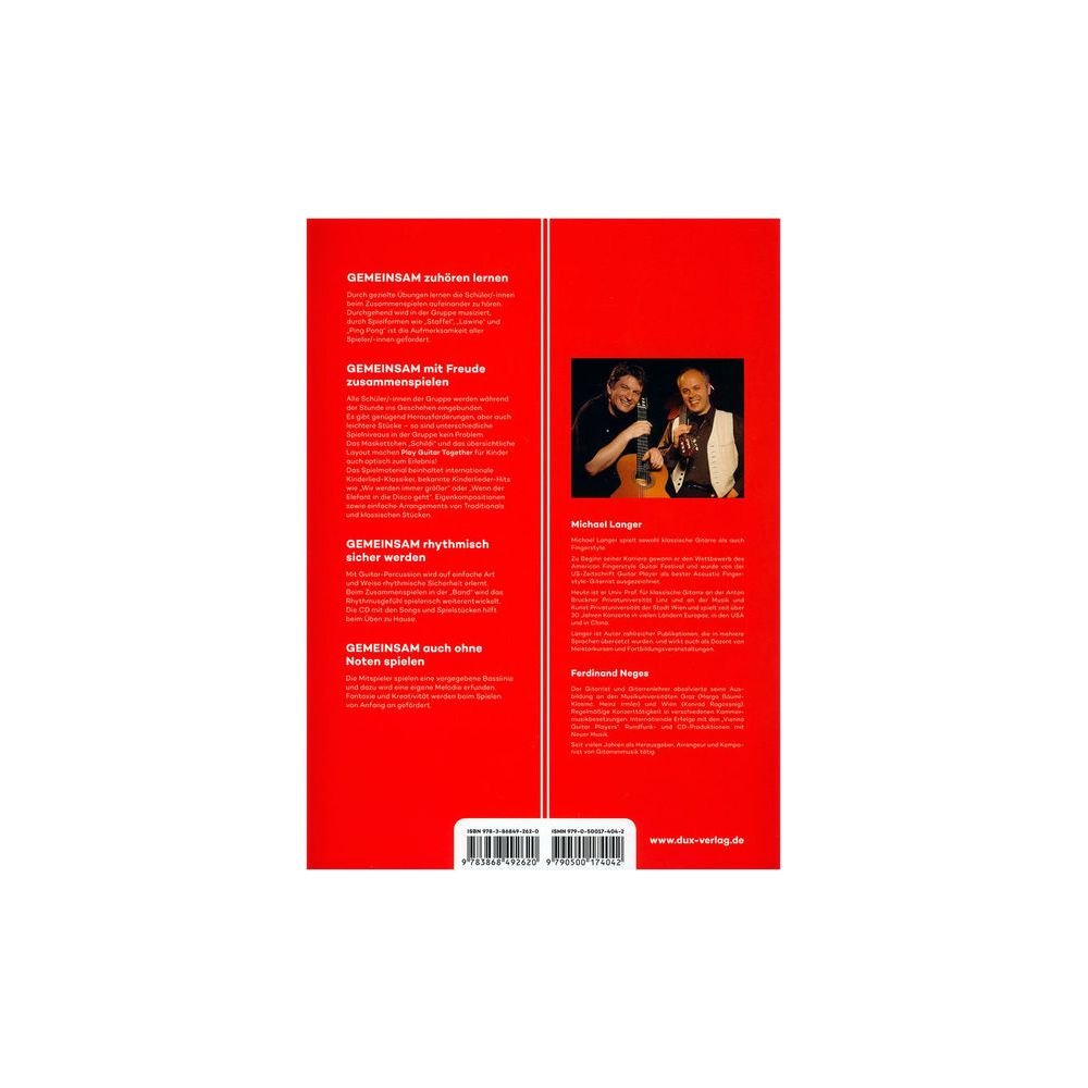 Edition Dux Play Guitar Together 1 – Thomann Ireland