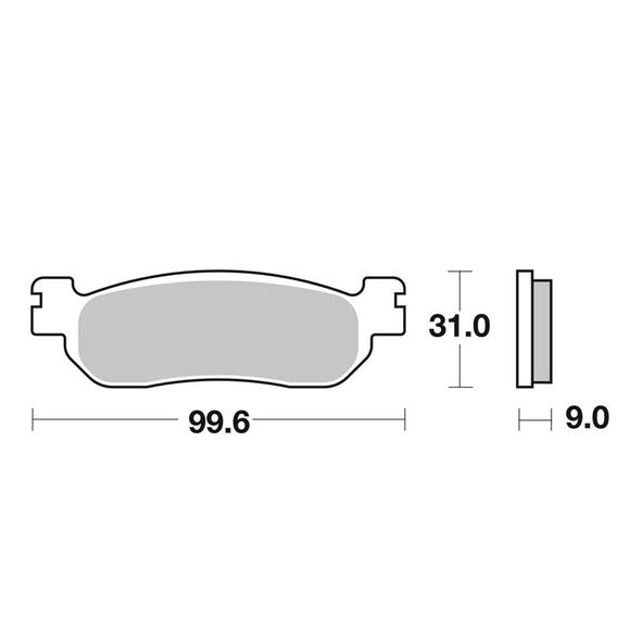 SBS 728HF Organic Front/Rear Brake Pads (Depending on Model)Ref: 728HF / 728000