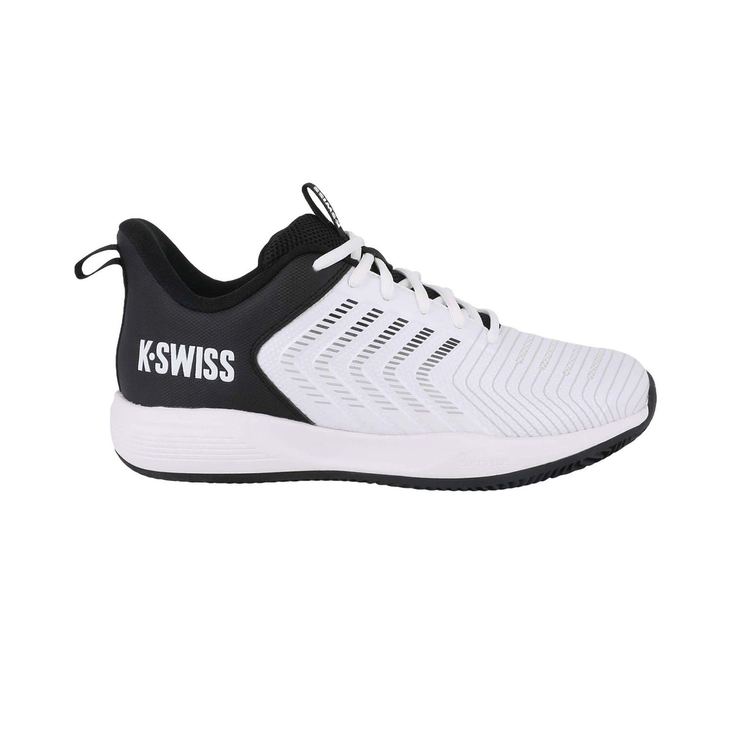 KSWISS ULTRASHOT LIGHT CLAY WHITE/BLACK 04742-102-M