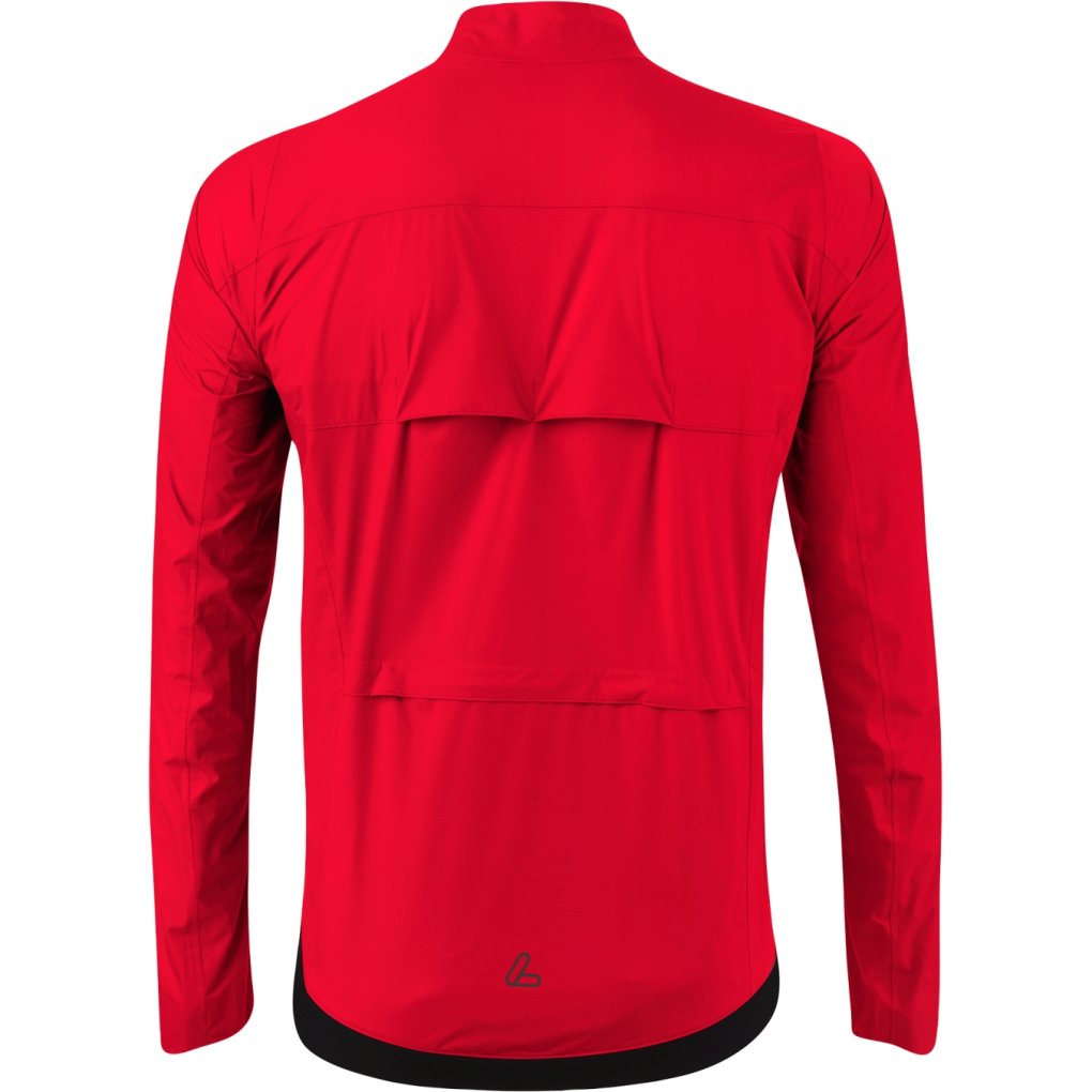 Löffler WPM Pocket Rain Chaser Bike Jacket Men - red 551