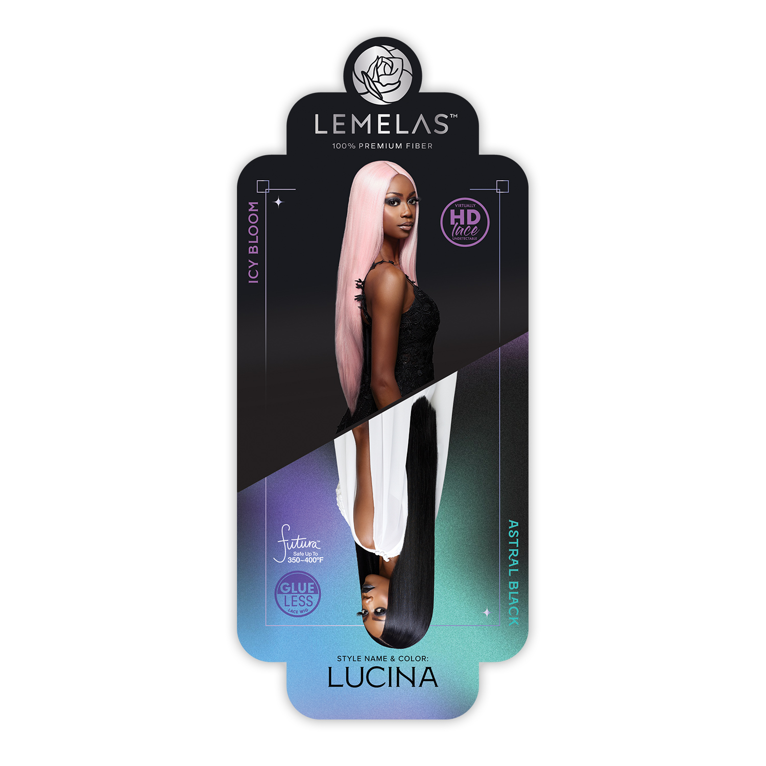 Sensationnel HD Lace Front Wig Glueless Shear Muse Lemelas Lucina