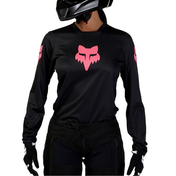 Fox WOMEN'S BLACKOUT 2025 cross jersey - BlackRef: FX4169