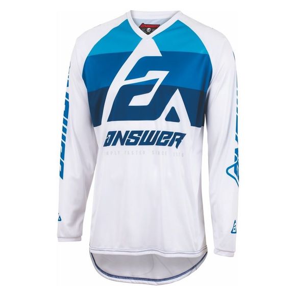 Maillot cross Answer SYNCRON CC 2023 - Bleu / BlancRef : ANR0009