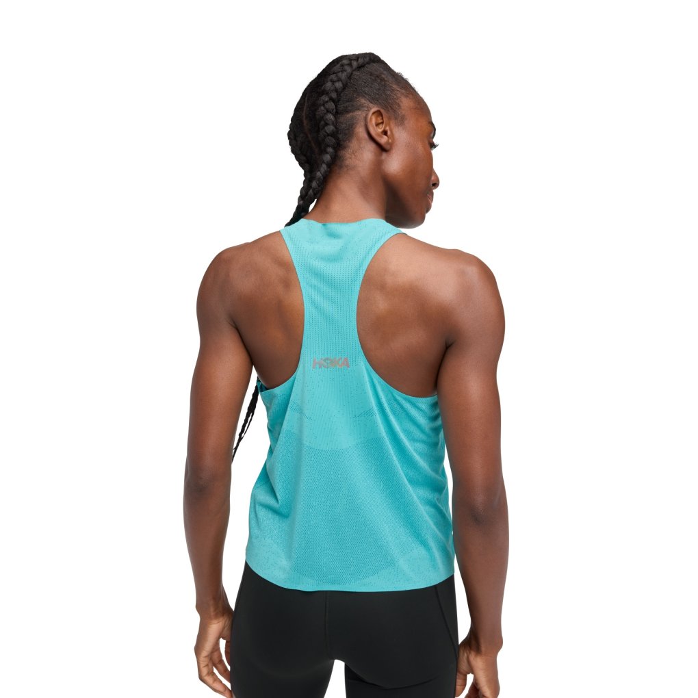 Hoka Race Day Singlet Women - cielo blue