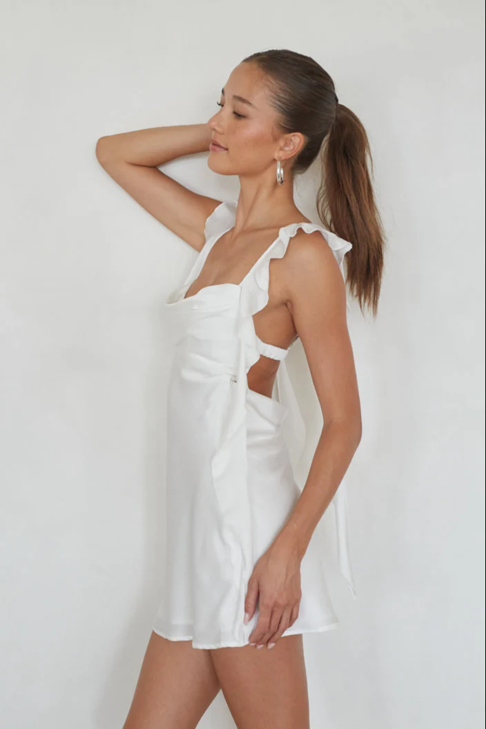 Scheana Ruffle Strap Mini Dress