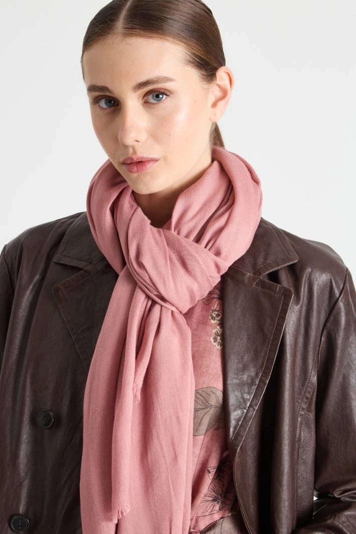 Fluid gauze stole - PINK