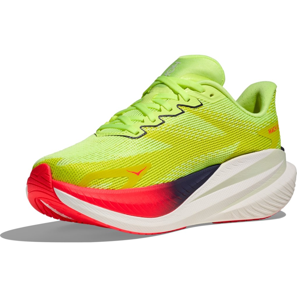 Hoka Mach X 3 Running Shoes Women - neon yuzu / squid ink