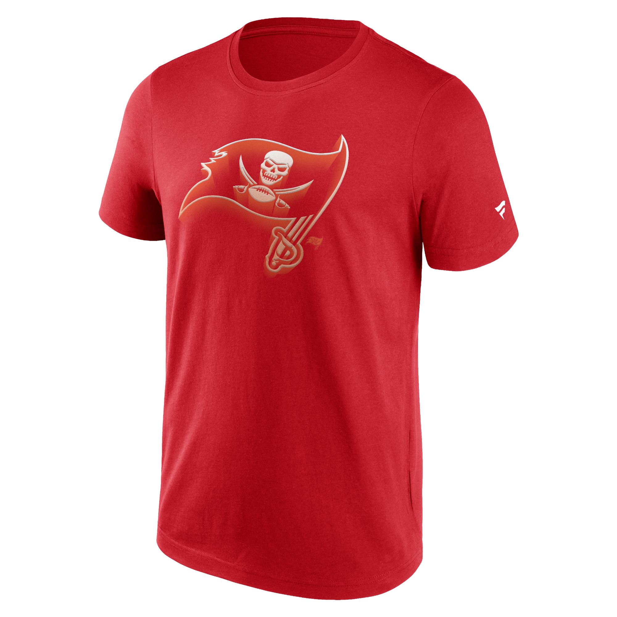 Tampa Bay Buccaneers Chrome Logo NFL T-Shirt Red