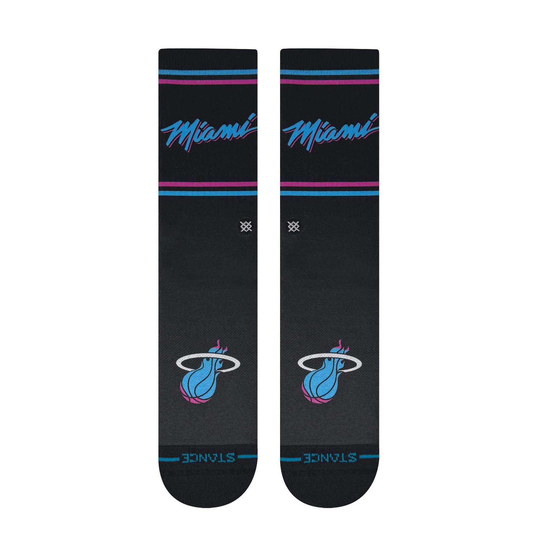 Miami Heat 2025-26 NBA City Edition Crew Socks