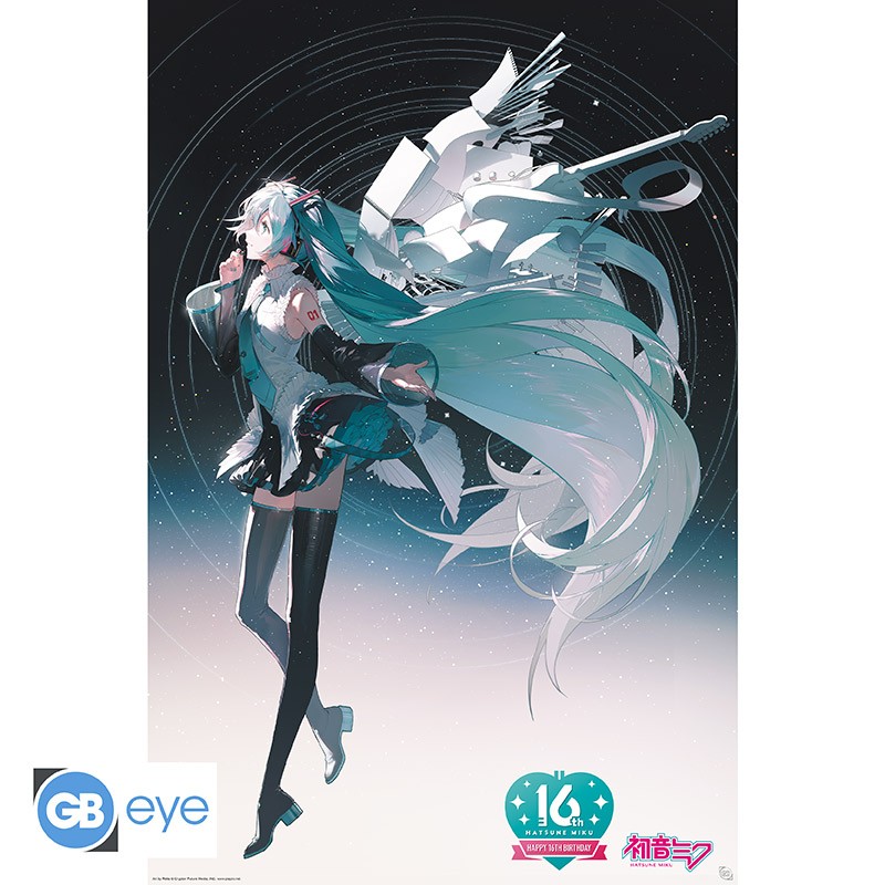 HATSUNE MIKU Poster Happy 16th Birthday Miku (91.5 x 61 cm)
