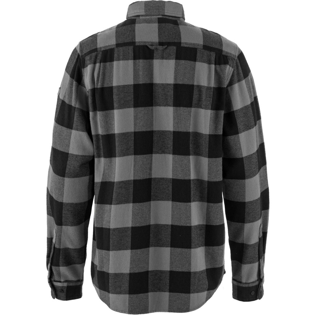 Fjällräven Övik Heavy Flannel Shirt Men - black-grey