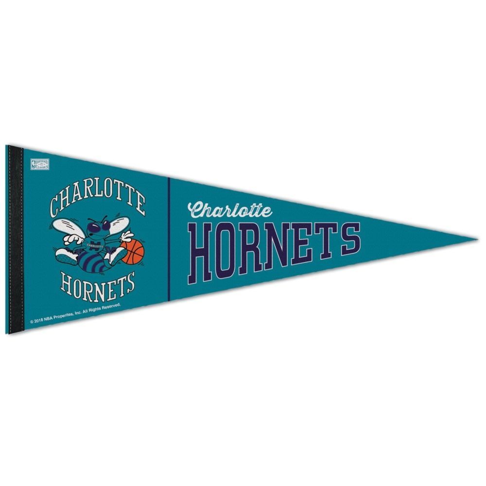 Charlotte Hornets Hardwood Classics Premium NBA Pennant