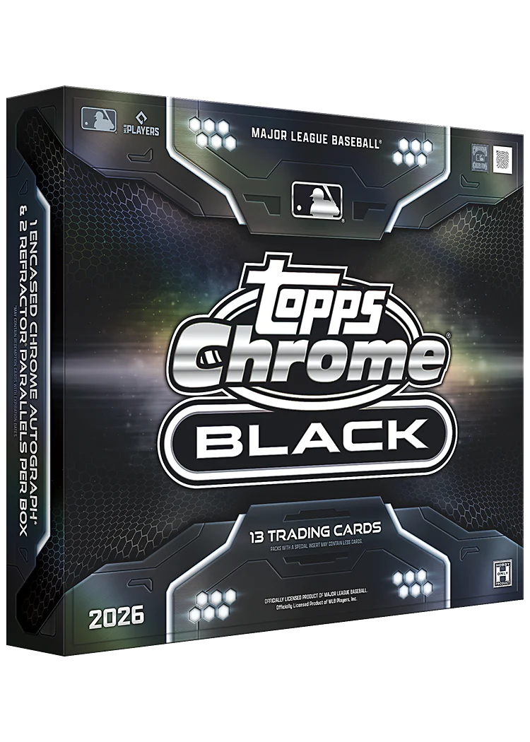 2026 Topps Chrome® Black Baseball - Hobby Box