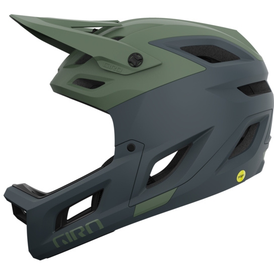 Giro Coalition Spherical Full Face Helmet - matte hedge green/dark shark