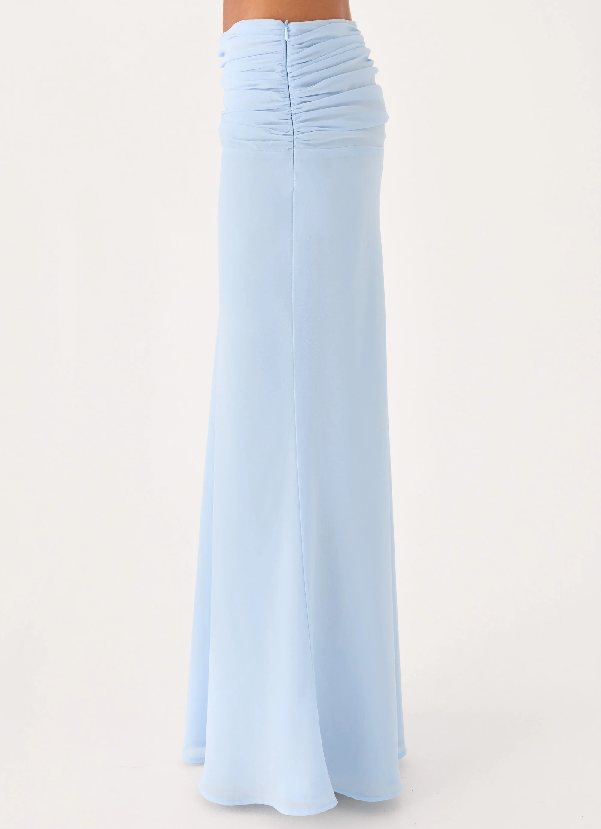 Lauretta Maxi Skirt - Baby Blue