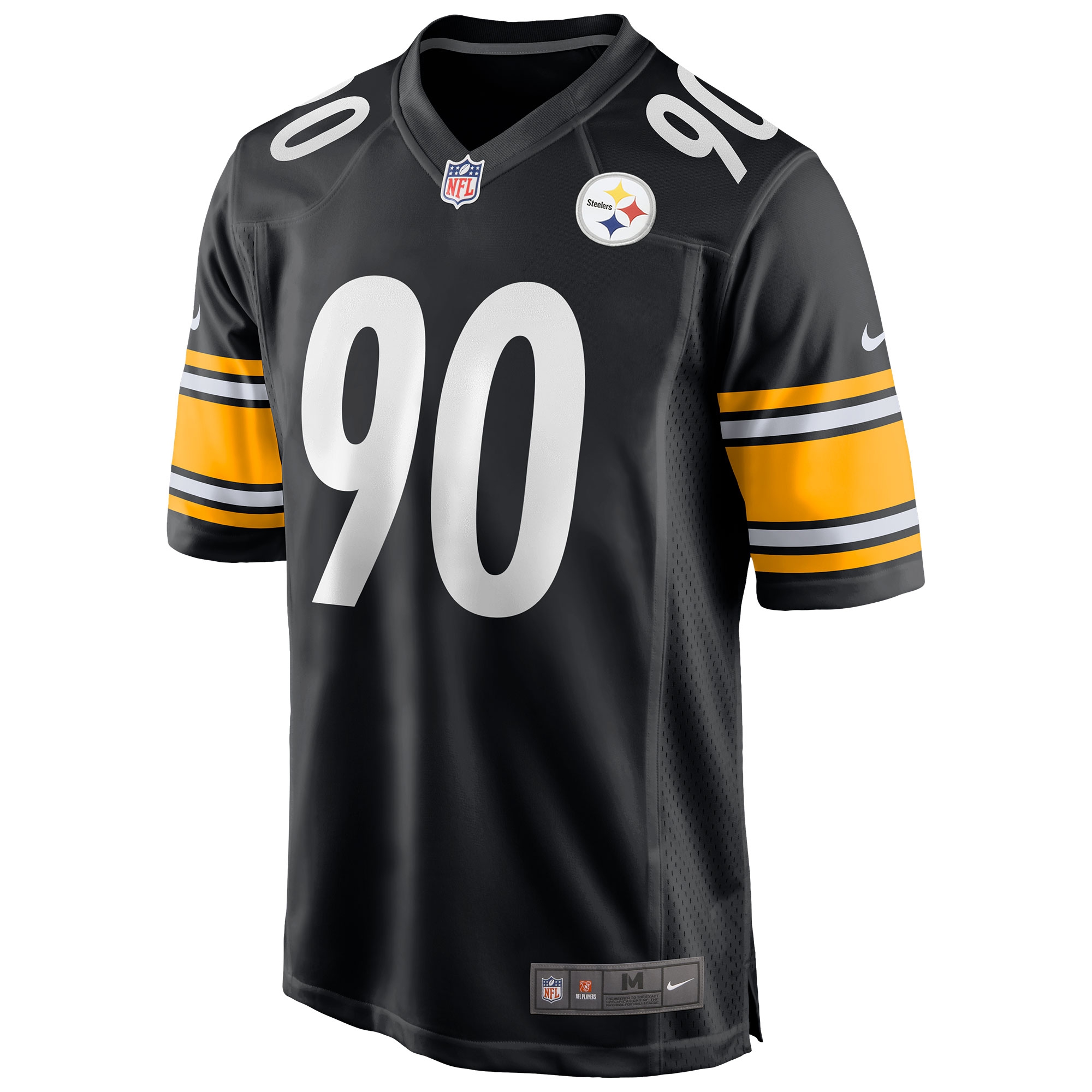 T.J. Watt #90 Pittsburgh Steelers Nike Game NFL Football Jersey Black