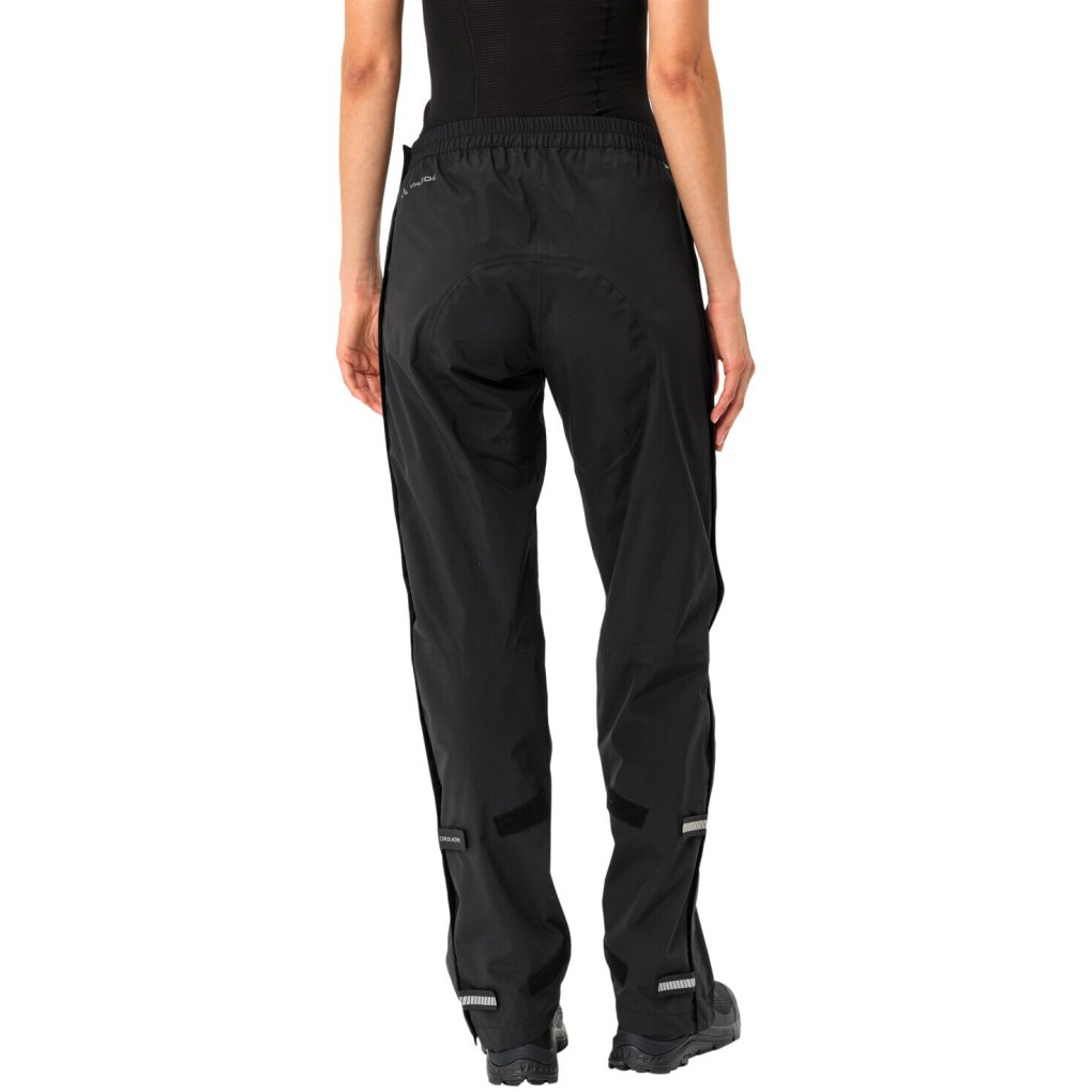 Vaude Yaras Rain Zip Pants IV Women - black