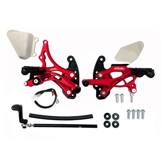 Valter Moto TYPE 2.5 Rearsets - RedTRIUMPH 1050 SPEED TRIPLE 1050 - 2005 - 2010Ref: PET005NT25A
