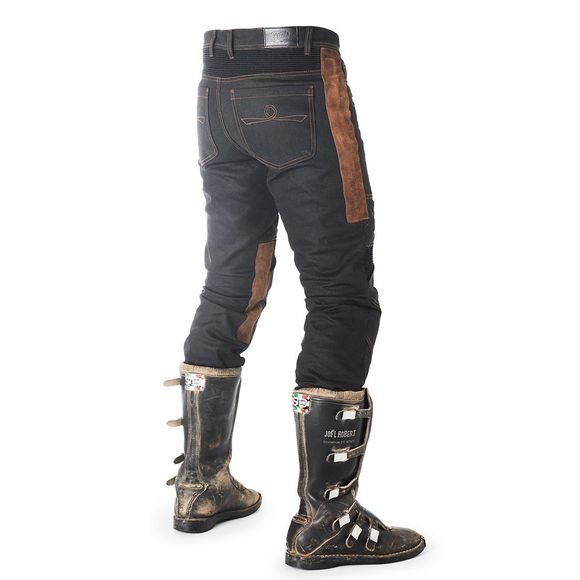 Sergeant 2 - Black / Brown Motorcycle Motorcycle PantsRef : FUE0008