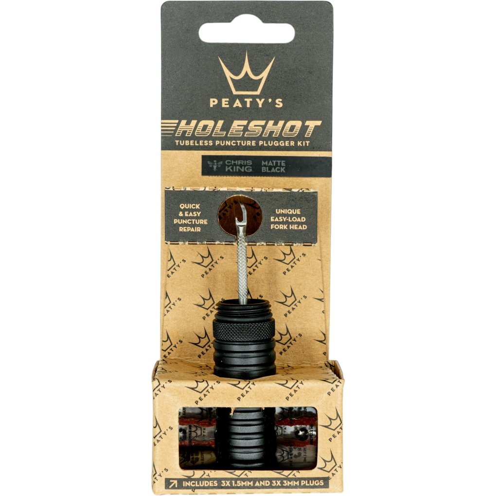 Peaty's Holeshot Tubeless Puncture Plugger Kit - Black
