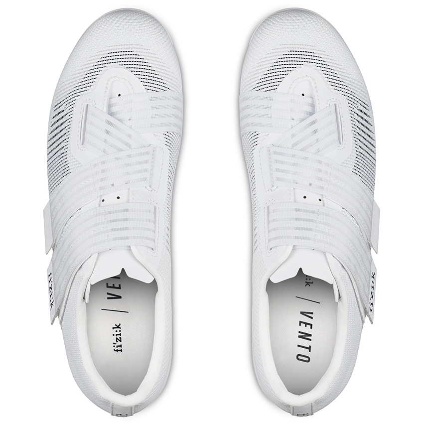 Fizik Vento Powerstrap Aeroweave Carbon Road Shoes Unisex - white/white