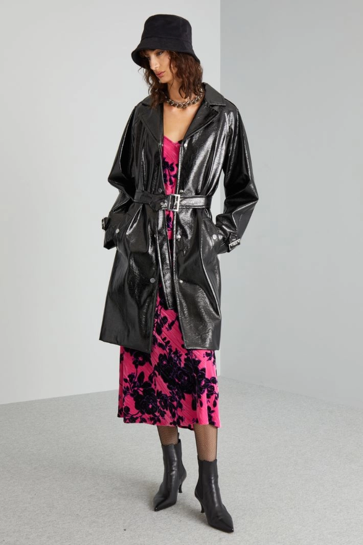 Bucket hat in drap - BLACK