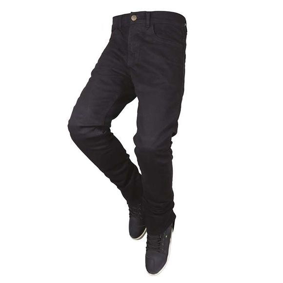 Harisson Wayne Motorcycle Jeans - Skinny - BlackRef: HN0107