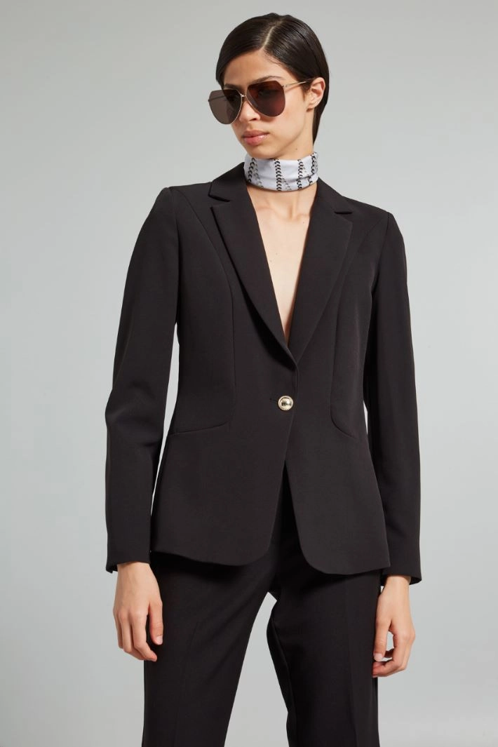 Twill foulard - GREY BLACK