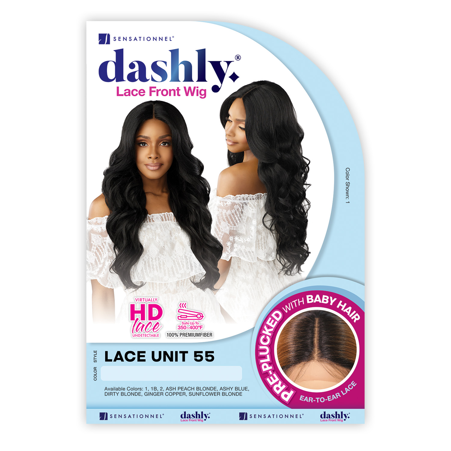 Sensationnel Dashly HD Lace Front Wig Lace Unit 55