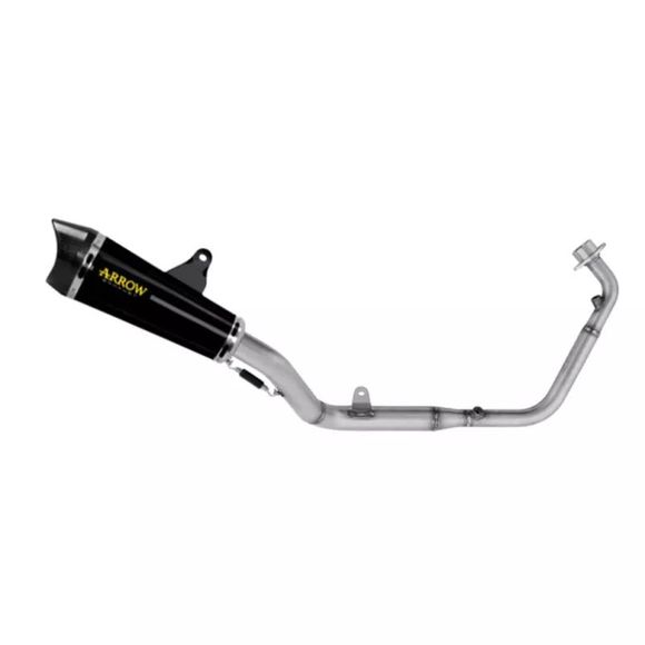 Ligne Complète Arrow X-KONE Dark Racing - Collecteur Acier - Gris / NoirRef : AW0796 / 51020XKN