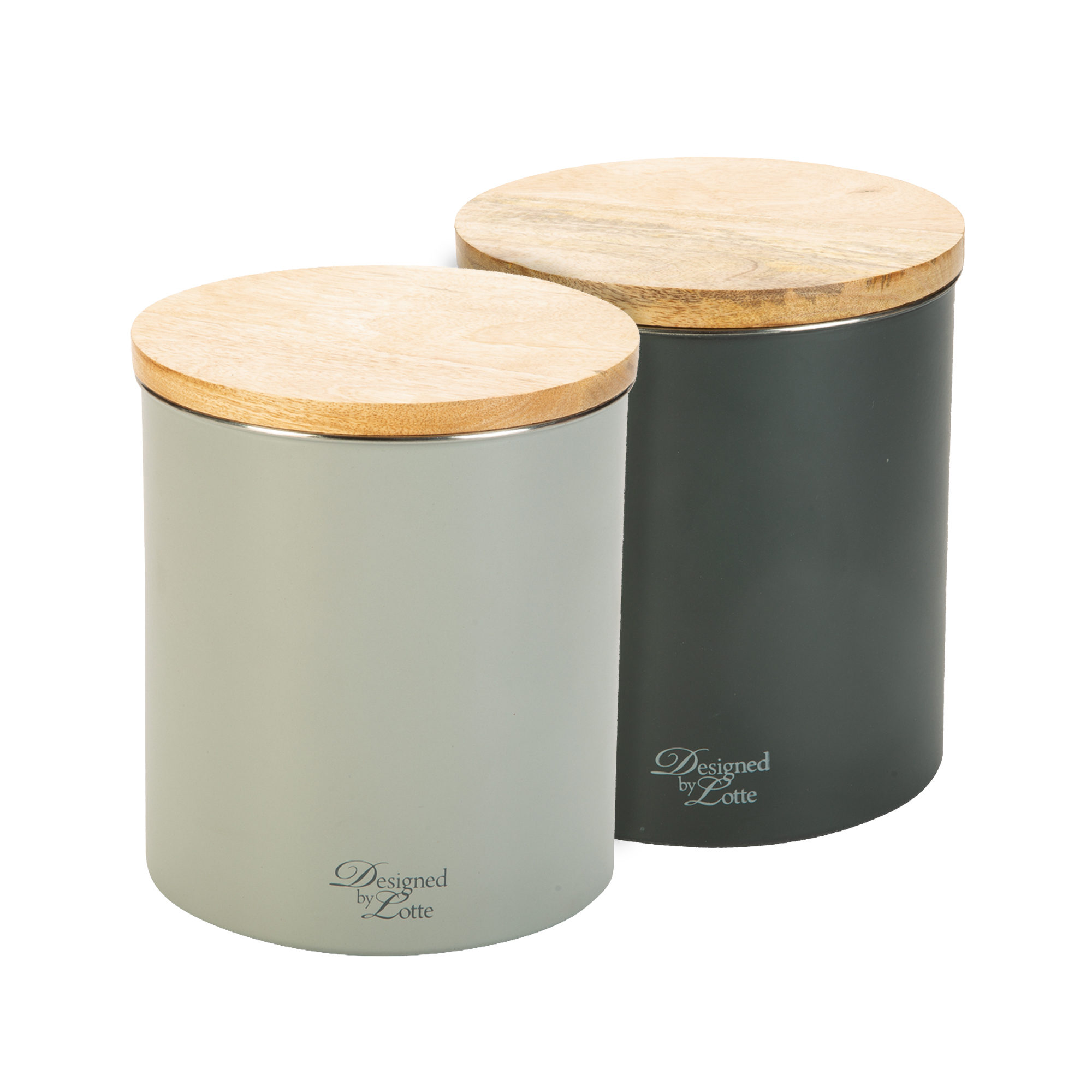 Designed by Lotte Storage Container Canisto - Light Grey