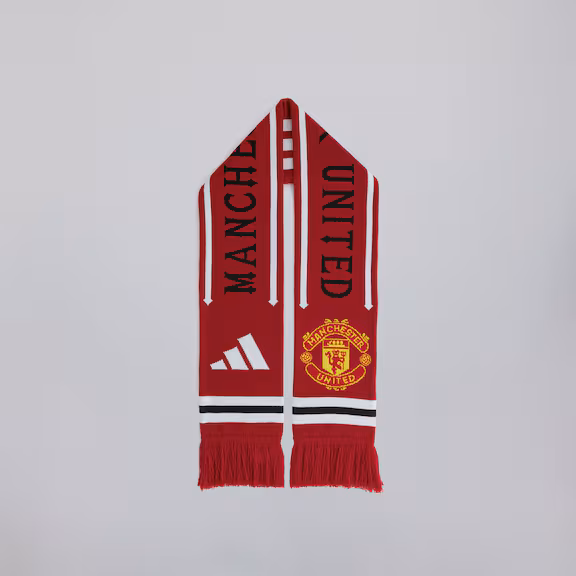 Manchester United x adidas Home Scarf Red