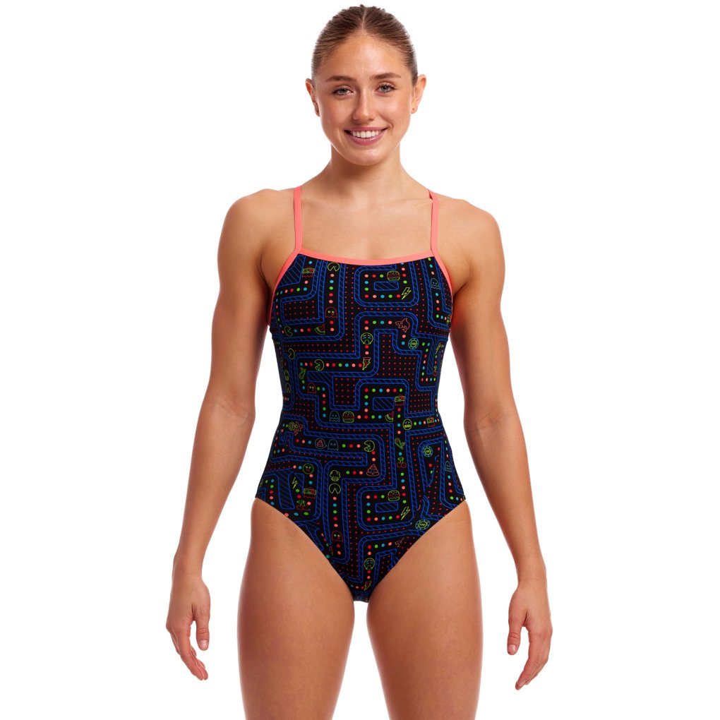 Funkita Single Strap Eco One Piece Swimsuit Women - Chomp Chomp