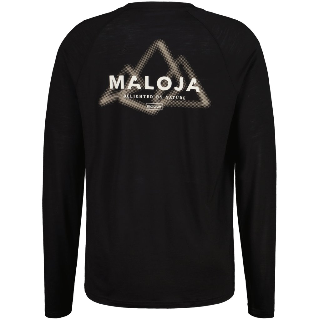 Maloja TraunsteinM. Trail Shirt Men - deep black 8833