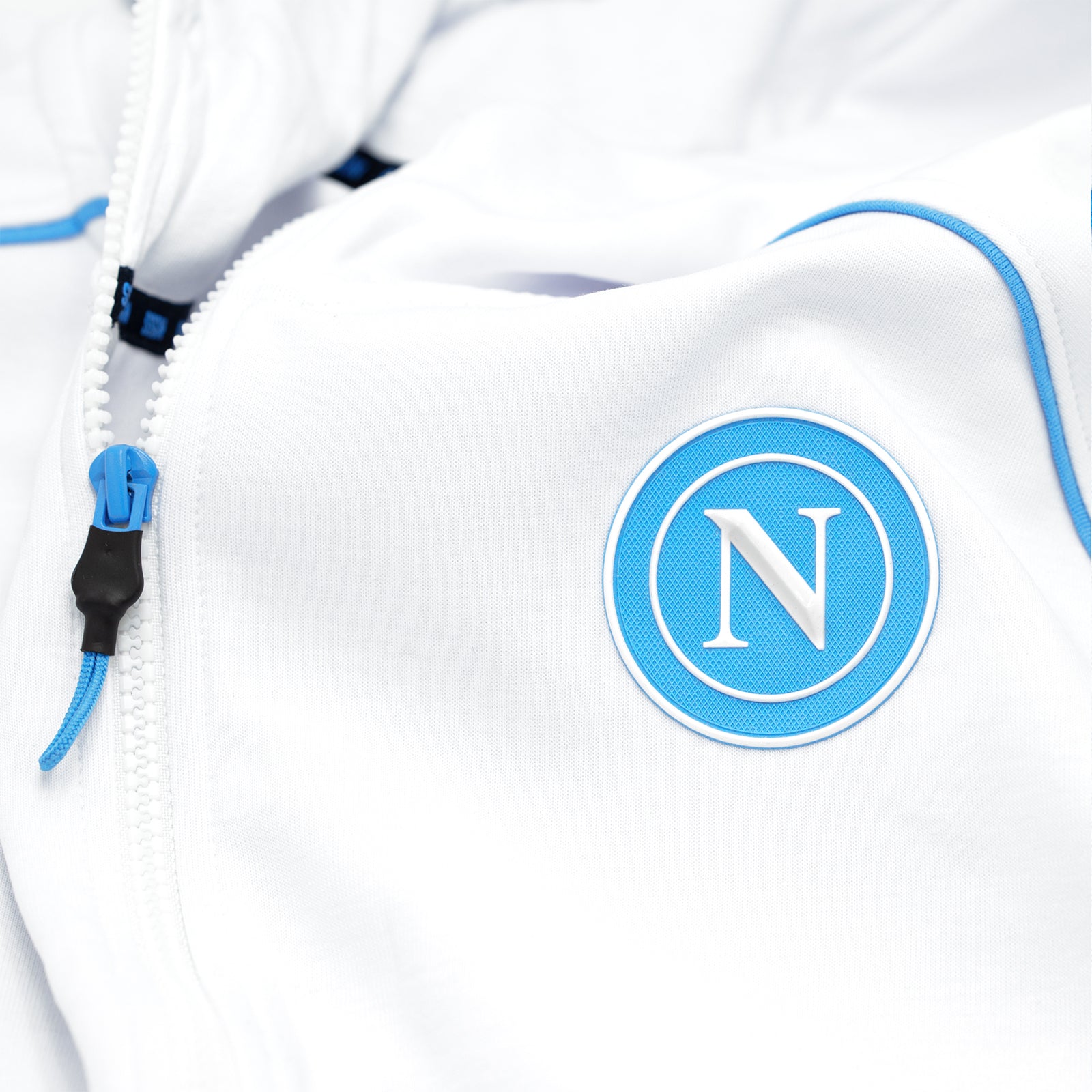 SSC Napoli White Interlock Hoodie 2025/2026