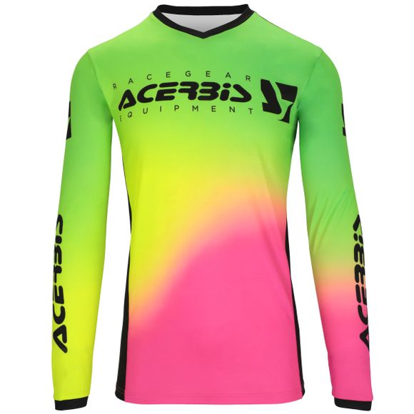 Maillot cross Acerbis MX J-TRACK STABI 2024 - Rose / JauneRef : AE5392