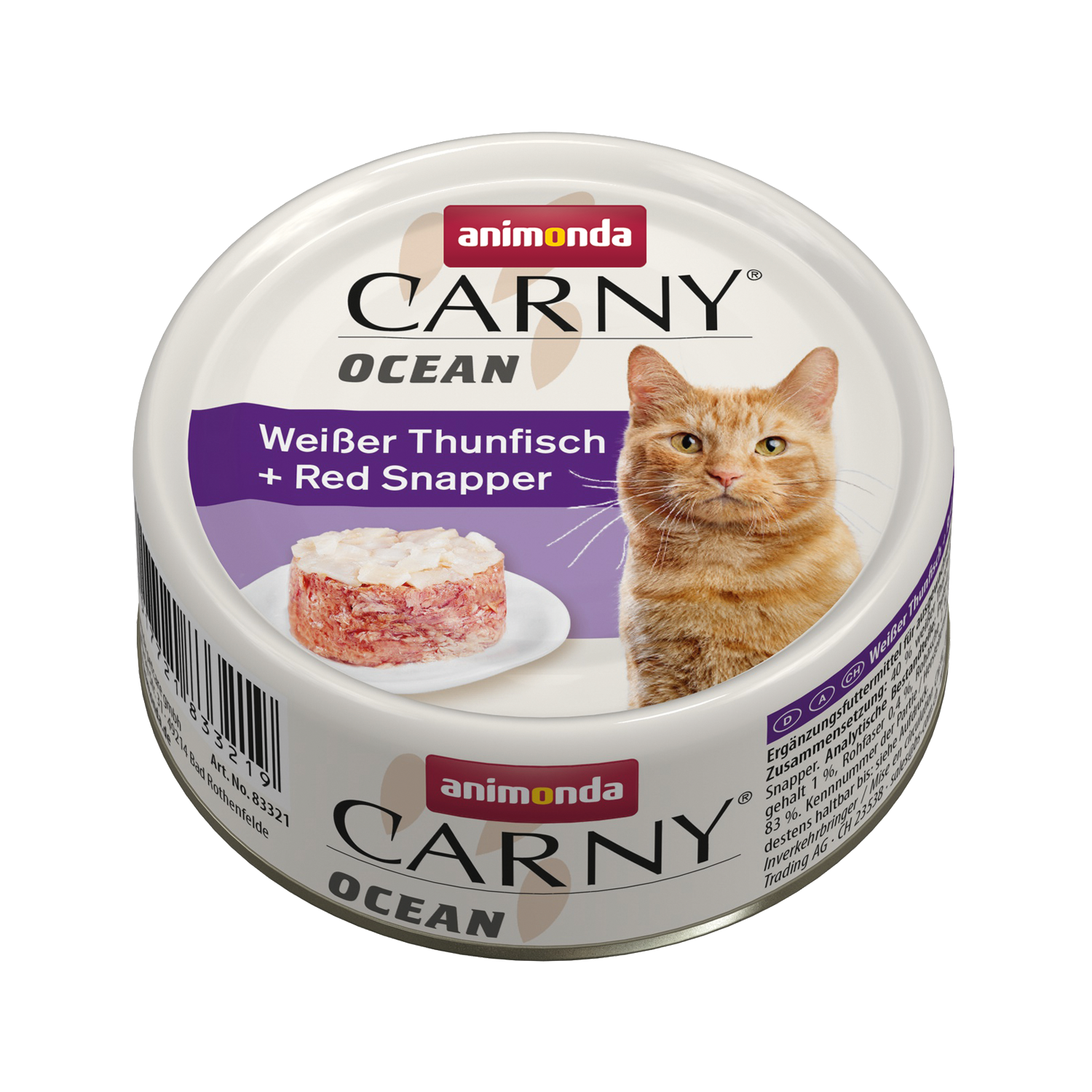 Animonda Carny Ocean - White Tuna + Red Snapper (12 x 80g)