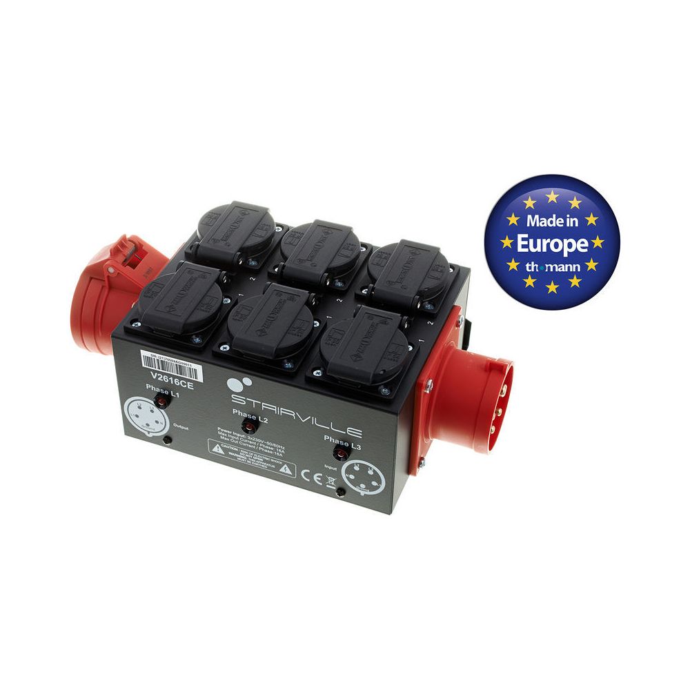 Stairville V2616BE CE CEE Split Box – Thomann Ireland