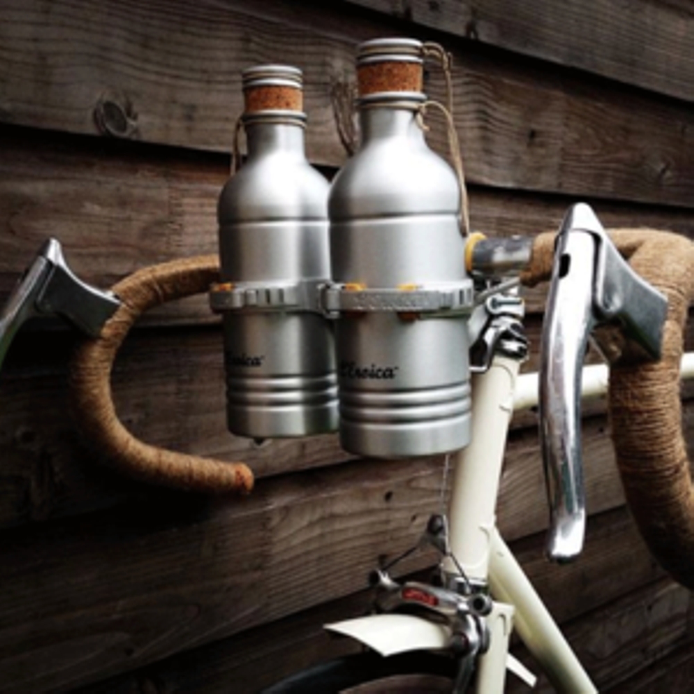 Elite Vintage Double Bottle Cage